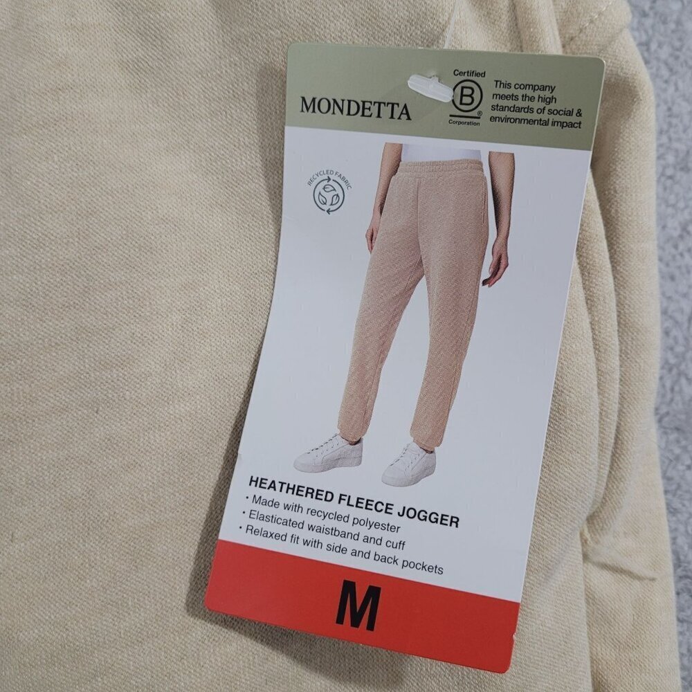 NEW Mondetta Womens M Fleece Scuba Jogger Pants - Picture 3 of 8